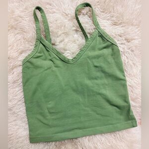 Jungmaven spaghetti tank dark matcha
